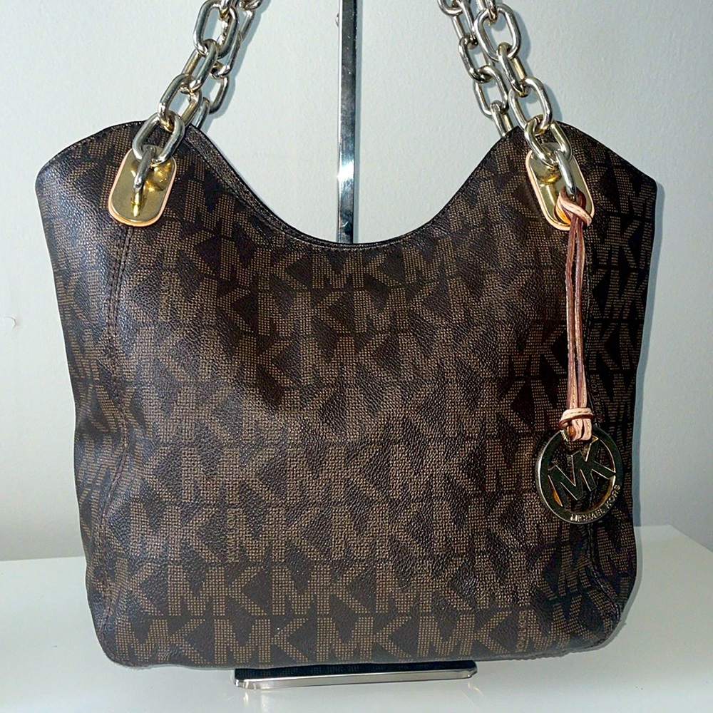 Mk Coated Signature Hobo - image 1